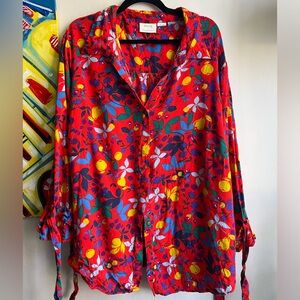 Maeve by Anthropologie Patterned Blouse